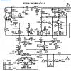 Schematic diagram of a switching power supply for a TV, zustst Power supply from MP3