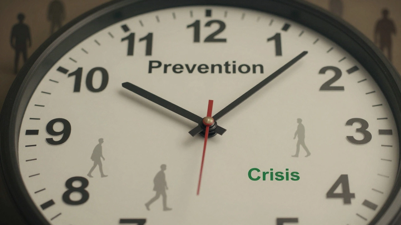 Часы, где каждый час — это анализ, указывают на профилактику, а не на кризис.