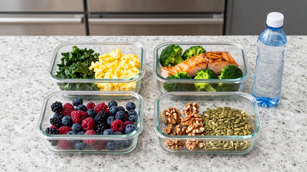 Примеры здоровых блюд в контейнерах