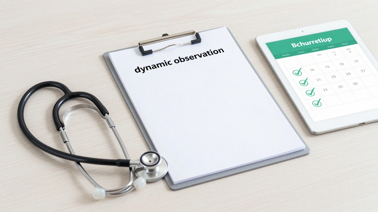 Медицинский стетоскоп и календарь обследований, символизирующие регулярный мониторинг здоровья