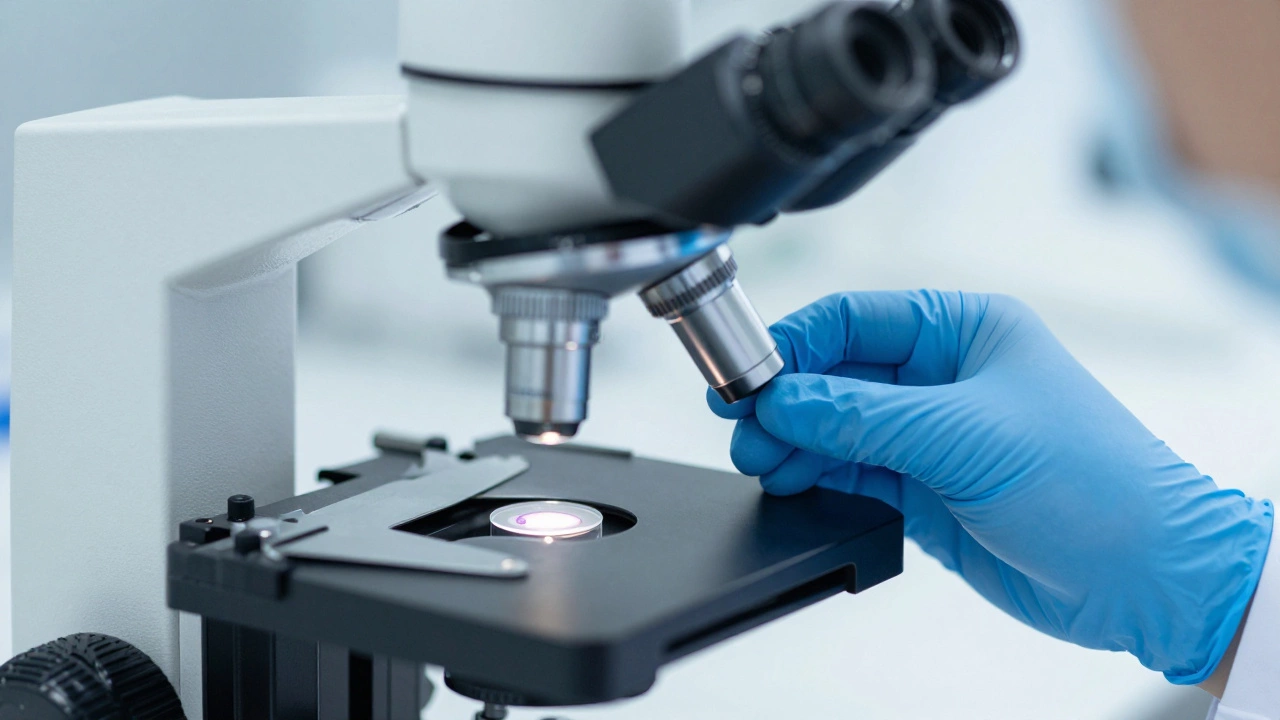 Патоморфологическое исследование тканей под микроскопом