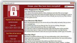 ไวรัส WannaCry ransomware ได้บล็อกพีซีของคุณ!